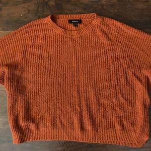 Forever 21 Orange Cable-Knit Sweater